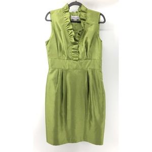 Jessica H. | Ruffle Collar Dupioni Cocktail Dress